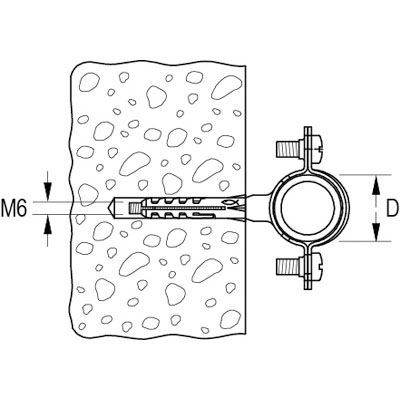 ABRAZADERA METALICA FISCHER AM-24 2