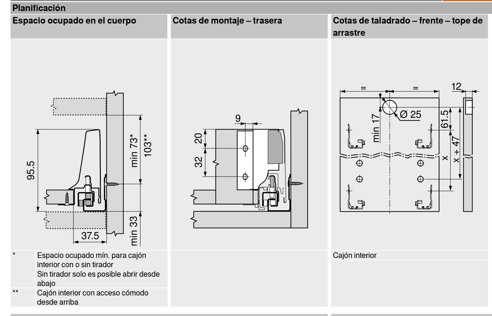 ADAPTADOR GRIS TRASERA Z30M000S (JGO) 2