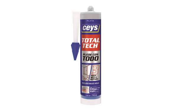 ADHESIVO SELLADOR TOTAL TE290ML PLATA