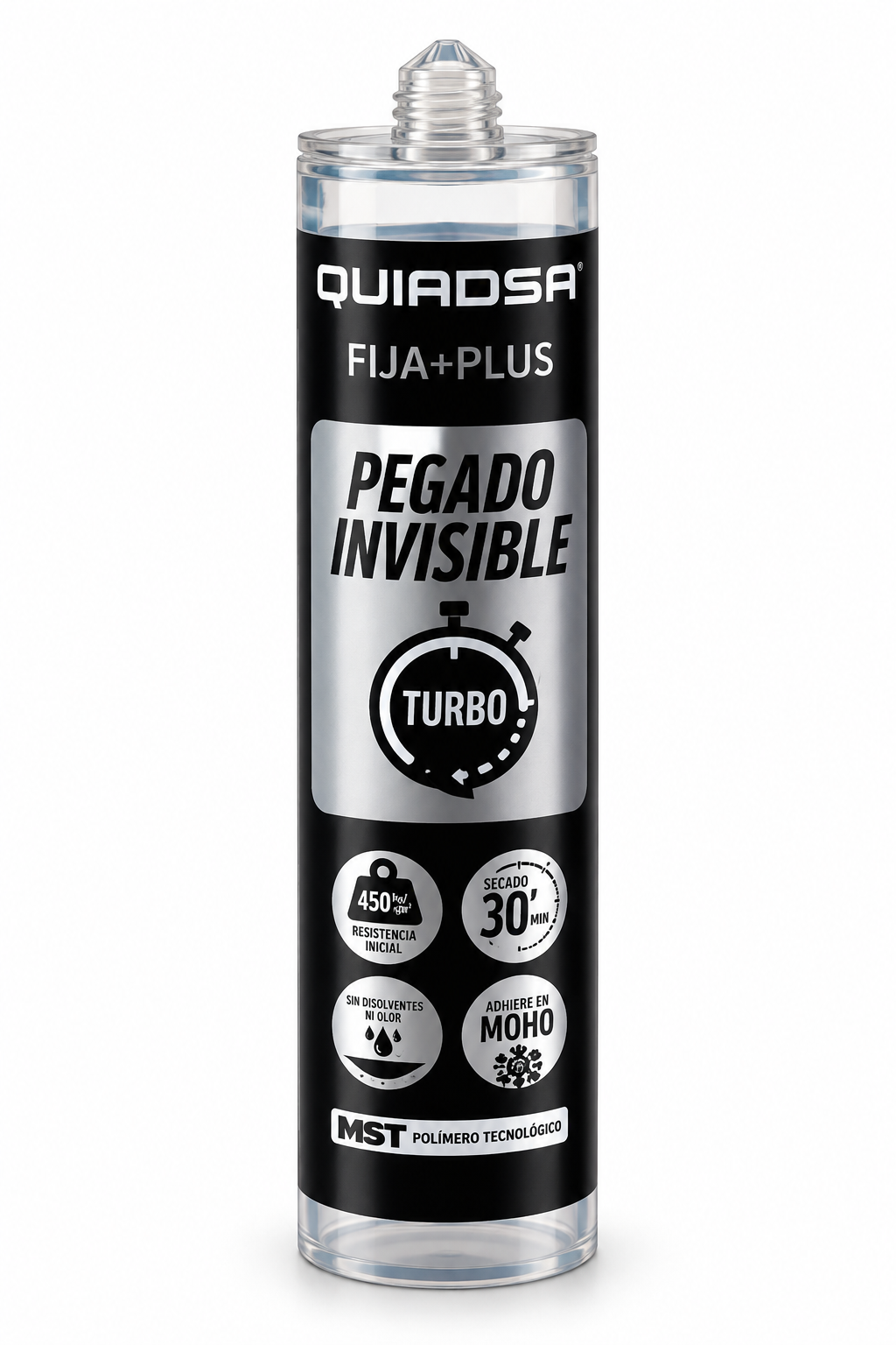 ADHESIVO MONTAJE FIJA+PLUS290 ML TRANSP