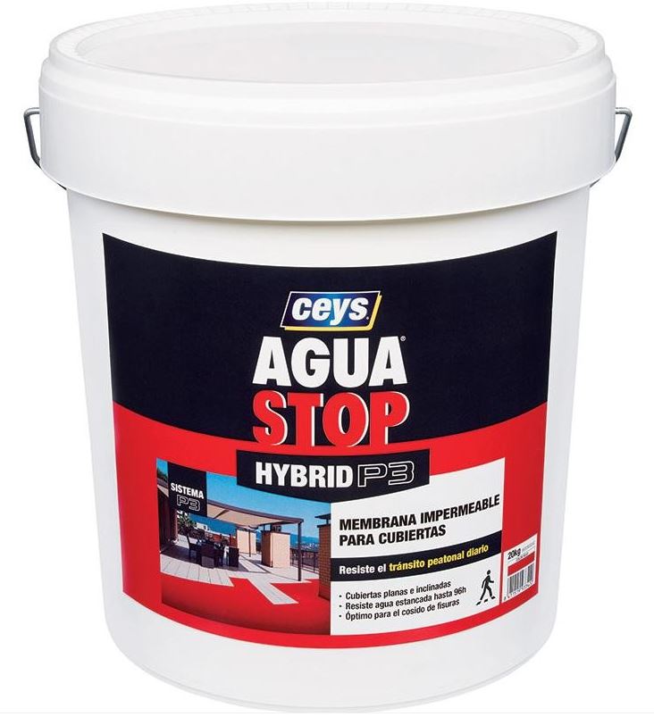 AGUASTOP TRANSIT ROJO 5KG  903340