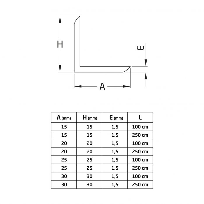 ANGULO PVC      30X30-2,5M.BLANCO  20872 2