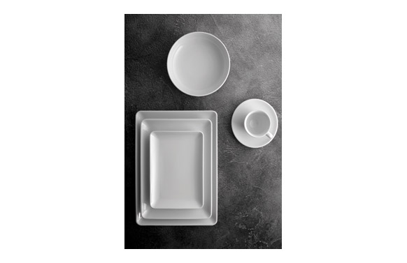 BANDEJA PORCELANA PEARL BLANCA RECTANGULAR 17 X 23 CM 9004413 1
