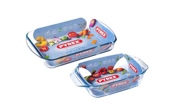 BANDEJA VIDRIO HORNO PYREX35 X 23 CM / 2