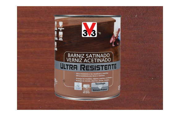 BARNIZ INTERIOR AL AGUA UL750 ML CAOBA