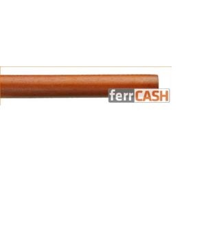 BARRA ENF. MADERA   29MM BLANCO 2,5 MT