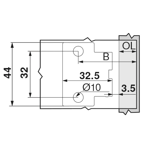 BISAGRA BLUM 71B453T FRENO 110º FENOLICO 6
