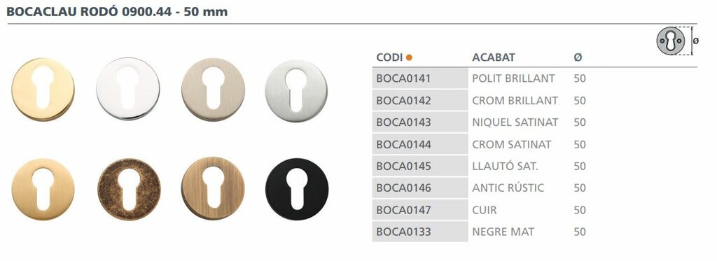 BOCALLAVE SEG. REDONDO NIQ.SAT 09004404 2