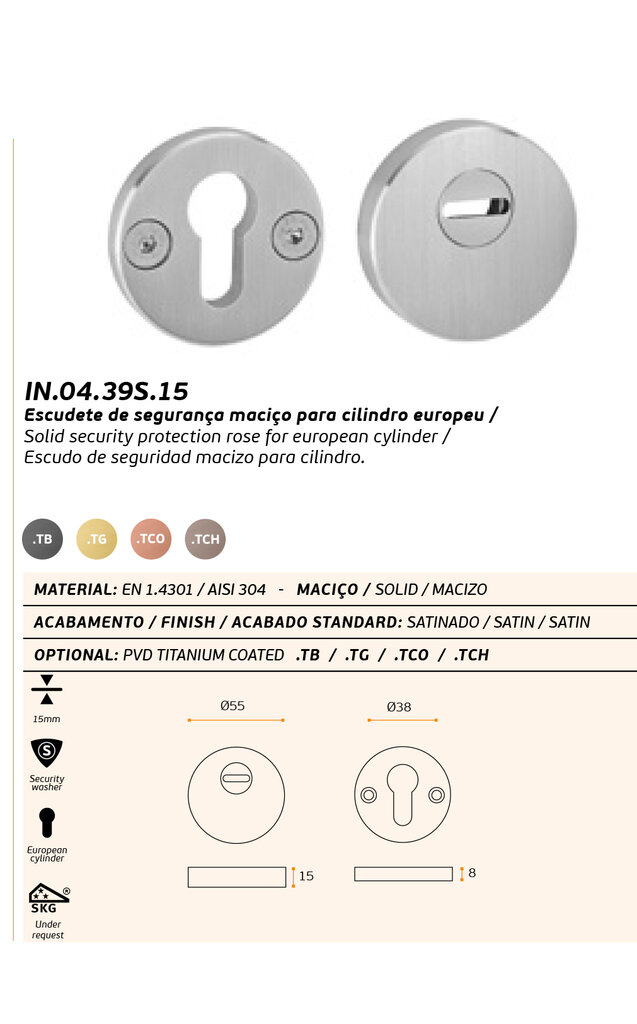 BOCALLAVE SEGURIDAD IN439S.15  NEGRO 3