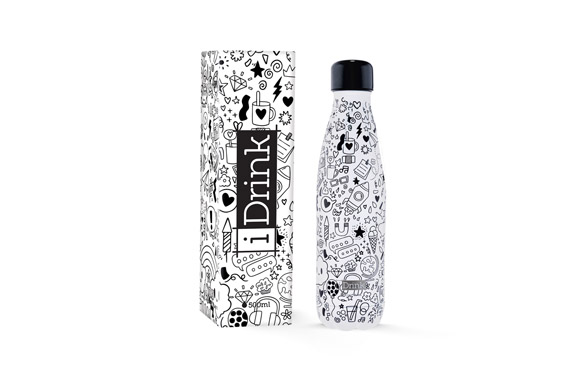 BOTELLA TERMO INOX        500 ML - DOODL