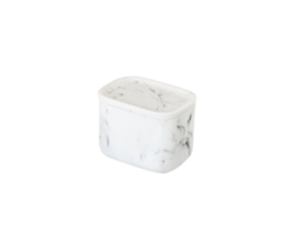 BOTE BAÑO RECTANGULAR ZENSE MARMOL BLANC