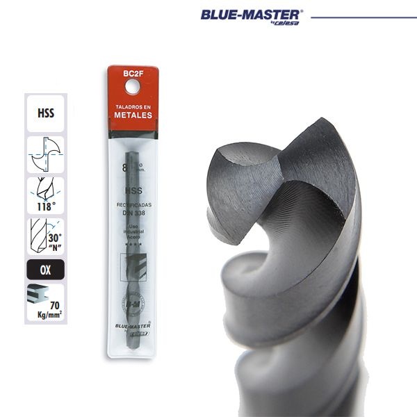 BROCA METAL STANDARD CILIN4,00 MM 2 UDS