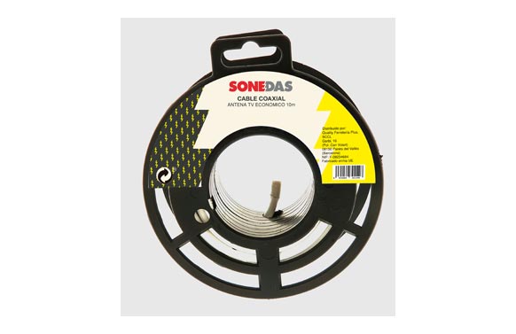 CABLE TELEFONO PLANO 4 VIA 5 M-MARFIL