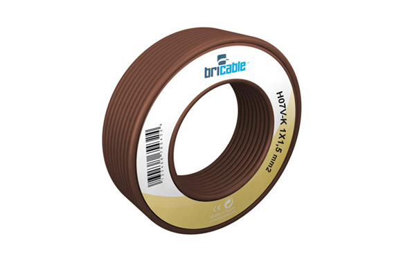 CABLE UNIPOLAR FLEXIBLE 1 25MT MARRON