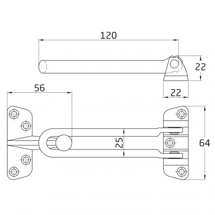 CADENA SEGURIDAD 2 CR.MATE DISPLAY(8061) 2