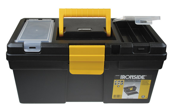 CAJA HERRAMIENTAS ABS NEGR400 X 220 X 19