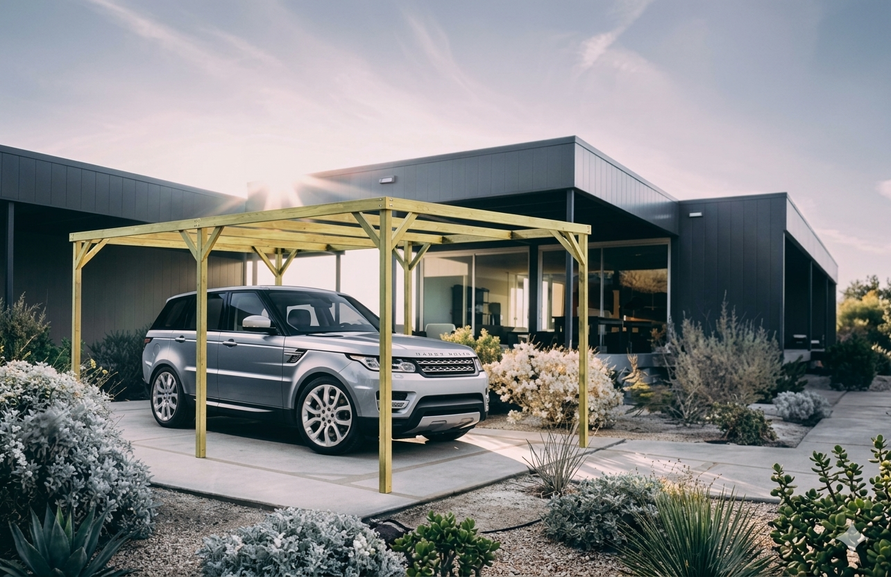 CARPORT PERGOLA LLEIDA    510 X 420 CM