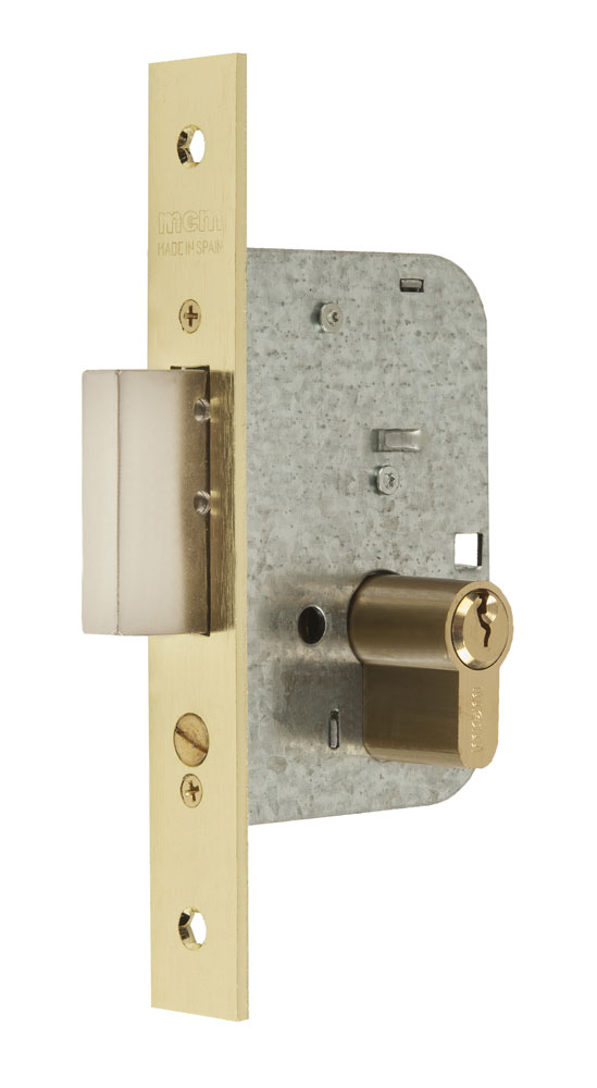 CERRADURA EMBUTIR SERIE 131313 LATONADO