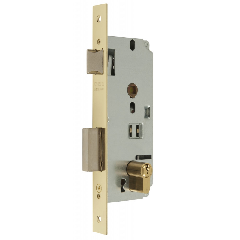CERRADURA EMBUTIR SERIE 161601 LATONADO