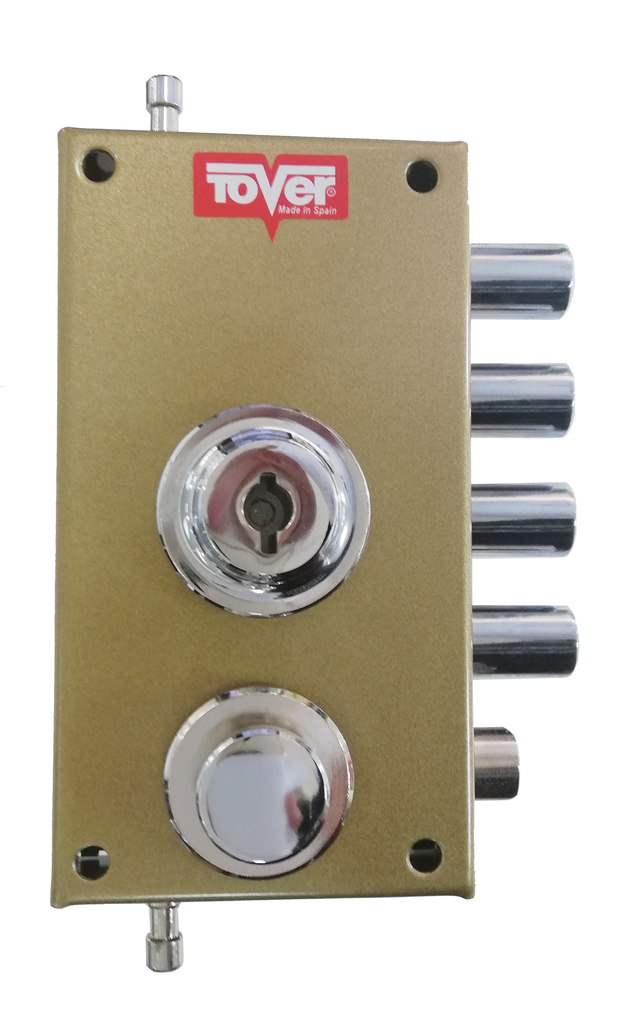 CERRADURA SOBREPONER CON V40/I ESMALTADA