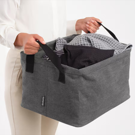 CESTA COLADA PLEGABLE 35L. NEGRE 232701 4