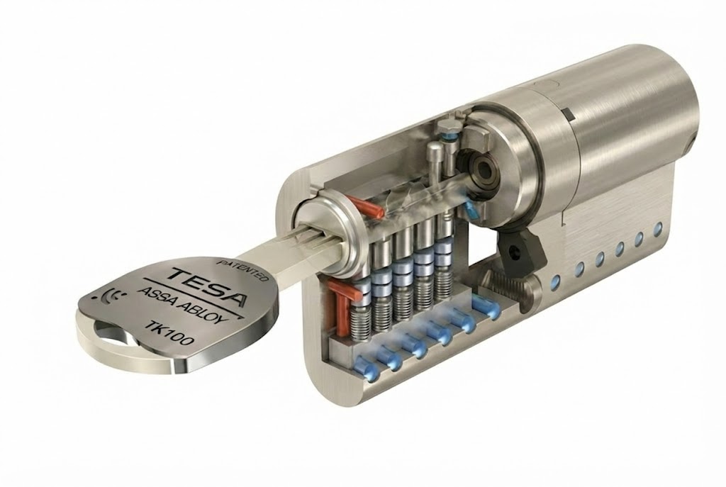 CILINDRO TK100 LEVA LARGA,35-35 NIQUEL,