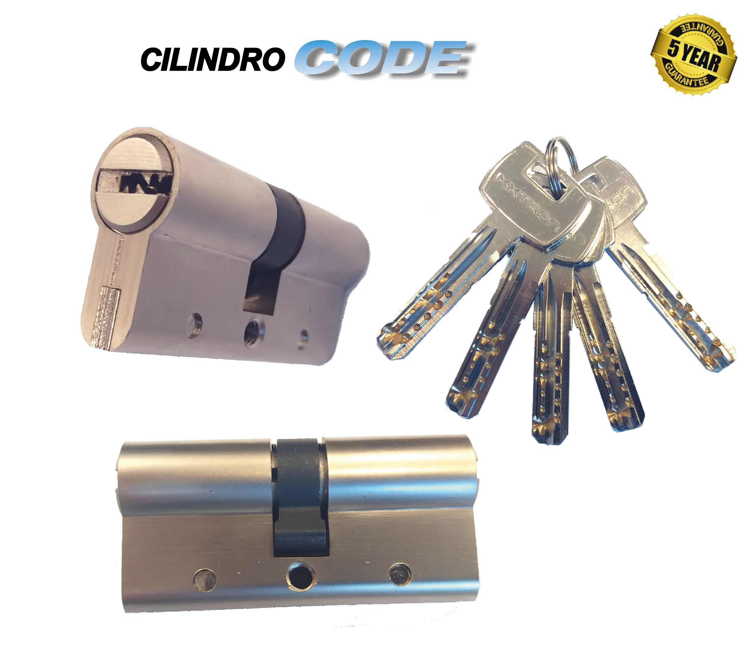 CILINDRO SEG. IXXTRON CODE 30X40 NIQUEL