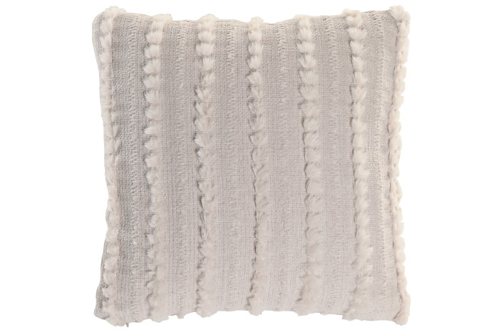 COJIN POLIESTER 45X45 420G.CHENILLA BEIG 1