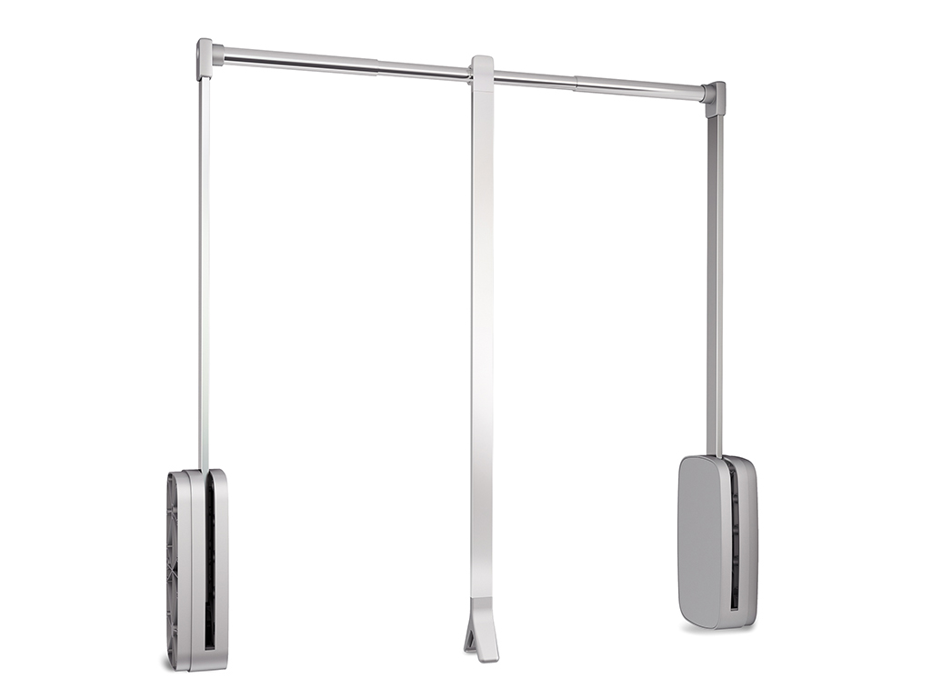 COLGADOR ABATIBLE SLING 600-830  TITANIO 2