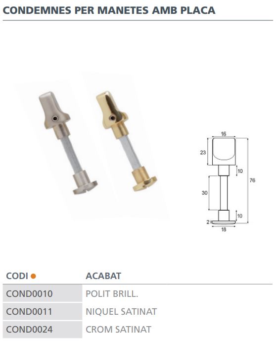 CONDENA C/DESBLOQ. NIQ.MATE 05300004 3