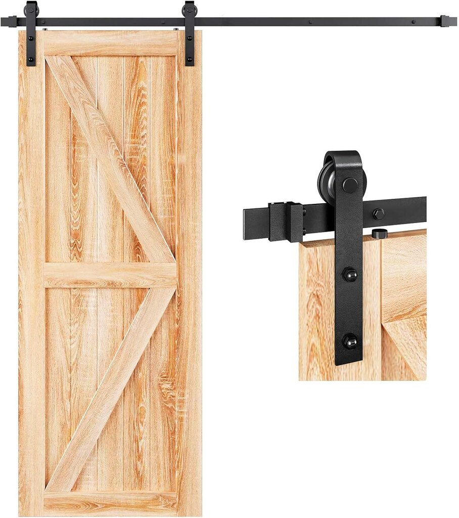 CORREDERA RUSTICA R80/3000  NEGRA