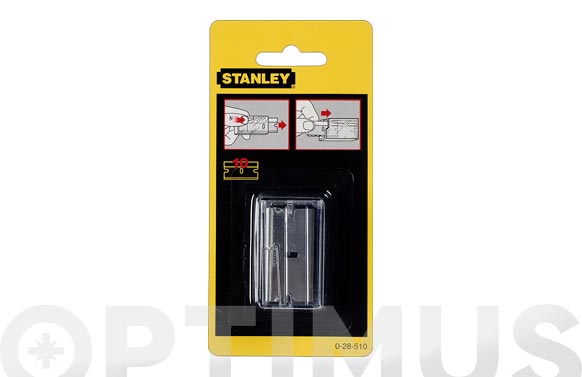 CUCHILLA RASCADOR VIDRIO M10 UDS