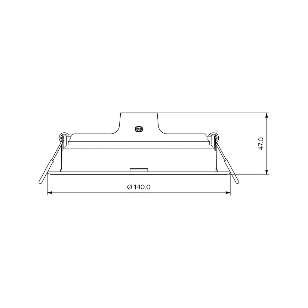 DOWNLIGHT LED EMPOTRAR REDÚ12,5CM 13W 13