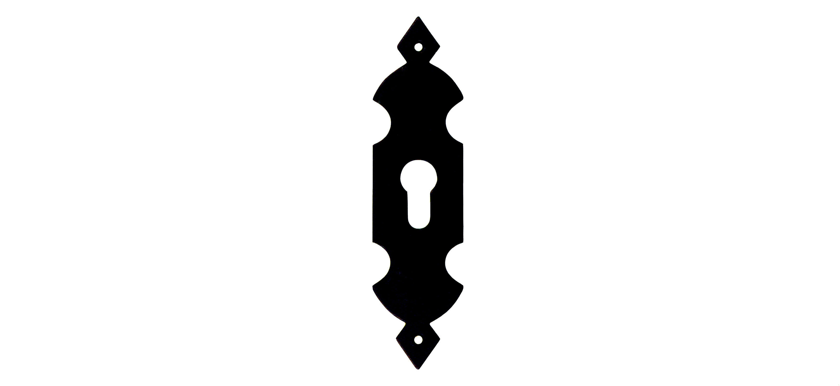 ESCUDO MARTILLADO NEGRO 10621100 46X175