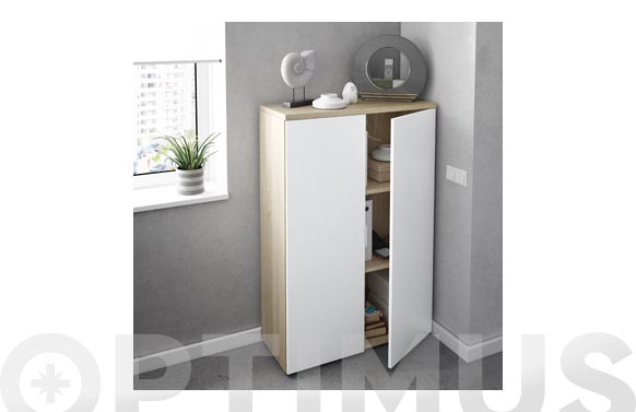 ESTANTERIA OFICINA 2 PUERT119 X 80 X 33