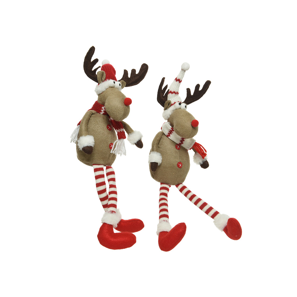 FIGURA RENO C/BUFANDA 49 CM        72281