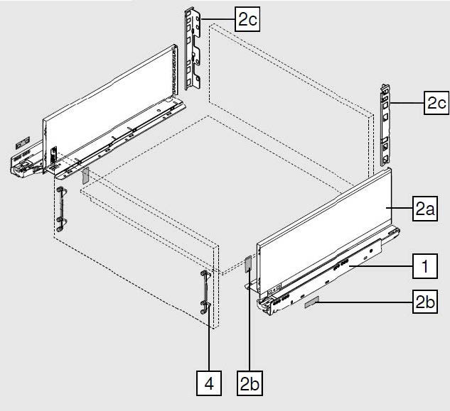 FIJACION FRONTAL ZF7C70E2 (C) LEGRABOX 2