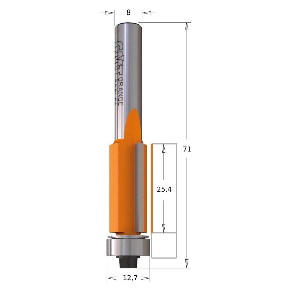 FRESA CMT P/REFU.HM S8 12.7X25  90612711
