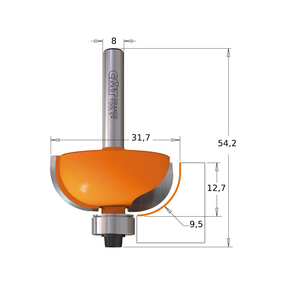 FRESA CMT R.CONV.C/ROD.HM D.31  93728611