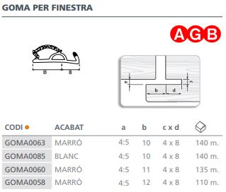 GOMA CIERRE CS 4811.000001 MARRON 2