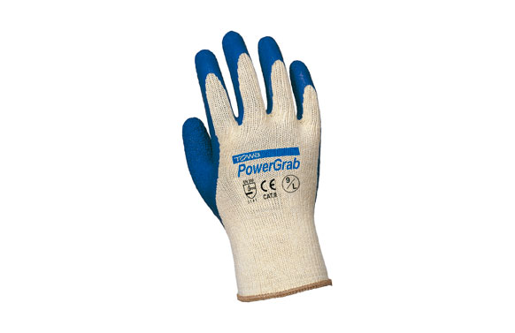 GUANTE POLIESTER / ALGODON RECUBIERTO LATEX RUGOSO TALLA 8 300/8 1