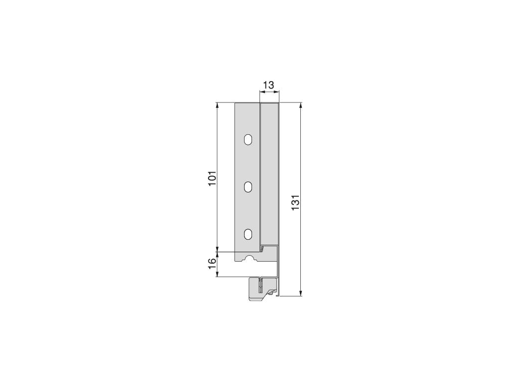 GUIA CAJON VERTEX 3D(GA) 131X350 3185335 3