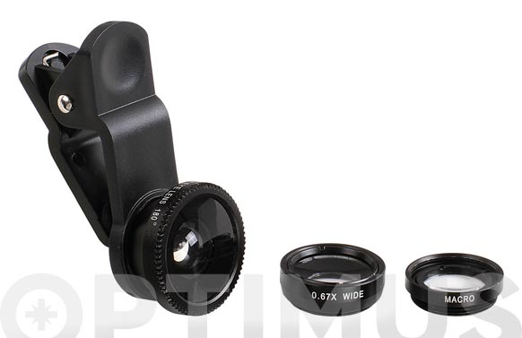 JUEGO DE 3 LENTES UNIVERSALES CAMARA SMA