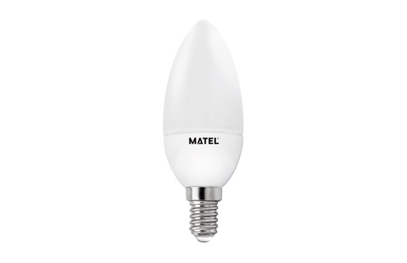 BOMBILLA LED VELA         E14 LUZ FRIA 4