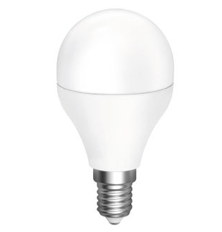 LAMPARA LED ESFERICA   E14    8W CALIDA