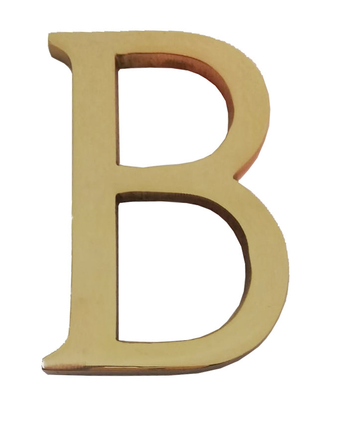 LETRA (B) LATON PULID 100 MM4410120-BLIS