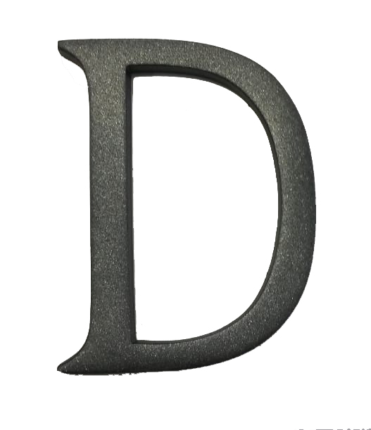 LETRA (D) CROMO MATE  100 MM4434020-BLIS