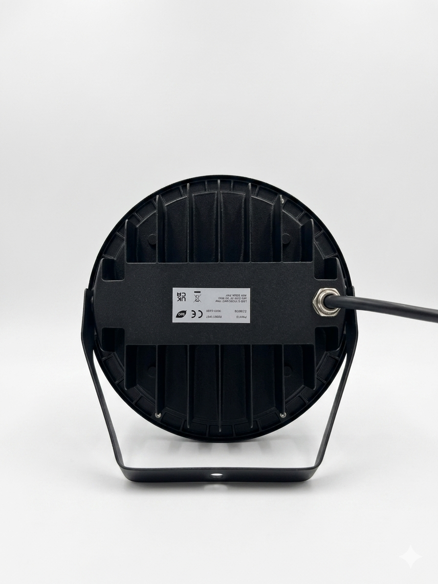 PROYECTOR LED CIRCULAR STAR 18W NEGRO 3