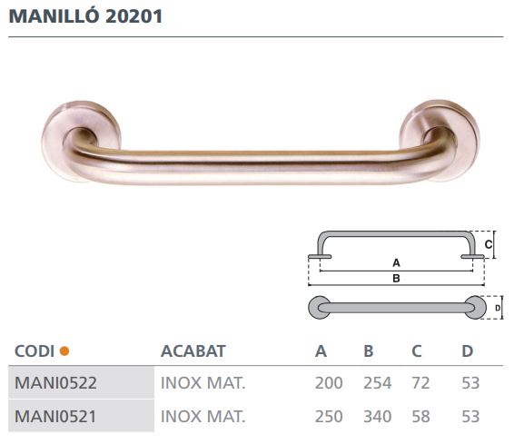 MANILLON ROSETA 50MM TUBO 20201-250MM 3