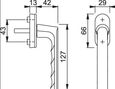 MANILLA PARA CREM. 0700/UD9020 F-1 PLATA 2